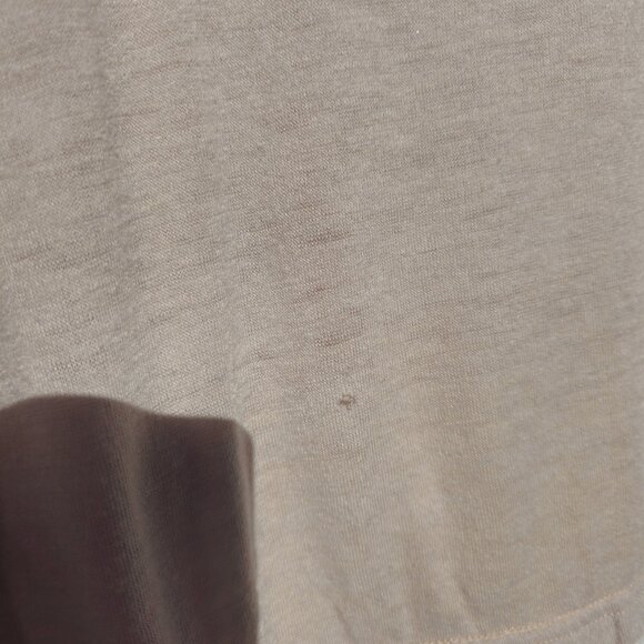 Lili's Loft Beige Lace Trimmed Hi/Lo Shirt XL - Picture 8 of 8